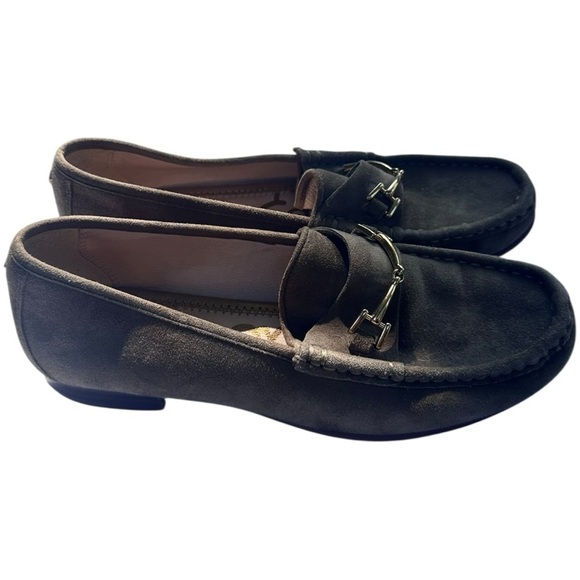 Sam Edelman “Talia” horsebit suede loafers – olive green, size 6 - Picture 2 of 10